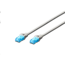 Digitus DK-1512-0025 UTP patch kábel CAT5e 0.25m szürke (DK-1512-0025) kábel és adapter