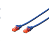 Digitus DK-1612-020/B U/UTP patch kábel CAT6 2m kék (DK-1612-020/B) - UTP