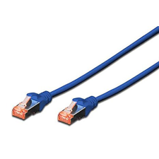 Digitus DK-1644-030-B-5 S/FTP CAT6 Patch kábel 5x3m Kék kábel és adapter