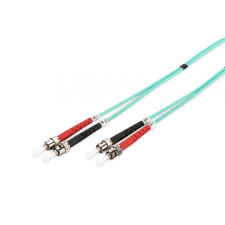 Digitus DK-2511-05/3 száloptikás kábel 5 M ST OM3 Blue kábel és adapter
