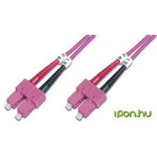 Digitus DK-2522-02-4 száloptikás kábel 2 M I-VH OM4 Violet kábel és adapter
