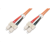 Digitus DK-2522-03 Fiber Optic Multimode patch kábel SC / SC 3m narancssárga (DK-2522-03) - Fiber Optic