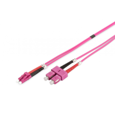 Digitus DK-2532-01-4 száloptikás kábel 1 M I-VH OM4 Violet kábel és adapter