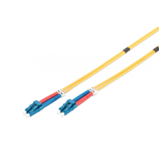 Digitus DK-2933-05 száloptikás kábel 5 M LC I-VH OS2 Yellow kábel és adapter