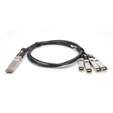 Digitus DN-81325 száloptikás kábel 5 M SFP+ 4x QSFP+ Fekete (DN-81325) kábel és adapter