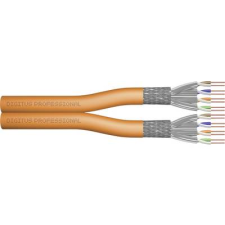 Digitus Duplex hálózati kábel, CAT 7 S/FTP, 2 x 4 x 2 mm2, narancs, méteráru, Digitus DK-1741-VH-D (DK-1741-VH-D) kábel és adapter