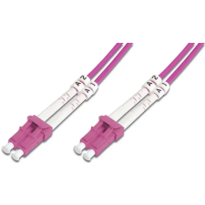 Digitus Fiber Optic LC Összekötő Lila 3m DK-2533-03-4 kábel és adapter