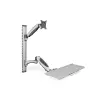  DIGITUS flexibilis fali monitor (VESA 100x100) + billentyűzet tartó konzol