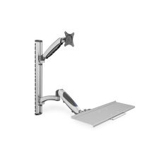 DIGITUS flexibilis fali monitor (VESA 100x100) + billentyűzet tartó konzol monitor kellék