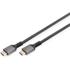 Digitus HDMI 2.1 Összekötő Fekete 1m DB-330200-010-S kábel és adapter