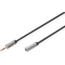 Digitus Jack Hosszabbító Fekete 1m DB-510210-010-S kábel és adapter