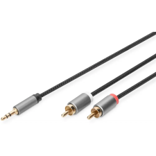 Digitus Jack RCA Átalakító Fekete 1m DB-510330-010-S kábel és adapter
