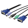 Digitus KVM Cable-Set,VGA,PS/2-Mouse,PS/2-Keyboard, USB (DS-19231)