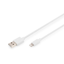 Digitus Lightning to USB-A data/charging cable MFI-certified 2m White kábel és adapter