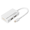 Digitus Mini DisplayPort Adapter/Converter Mini DP to DisplayPort HDMI+DVI 0,2m White