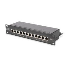 Digitus Patch Panel 12 portos 1U, 10", CAT 6,árnyékolt egyéb hálózati eszköz