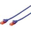 Digitus RJ45 Hálózat csatlakozókábel CAT 6 U/UTP 1x RJ45 dugó - 1x RJ45 dugó 2 m Kék UL minősített Digitus (DK-1617-020/B)