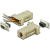 Digitus RS 232 Adapter, DB9,   RJ45, Modular DB9 F,  RJ45 F (AK-610516-000-I)