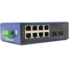 Digitus Switch 8 +2-Port Gigabit  Ethernet oE SC 20 km (DN-651150) hub és switch