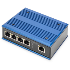 Digitus Switch Ind. 5-Port  Gigabit         Unmanaged blau (DN-651118) hub és switch