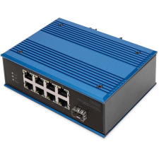 Digitus Switch Ind. 8-Port  10/100          Unmanaged blau (DN-651132) hub és switch