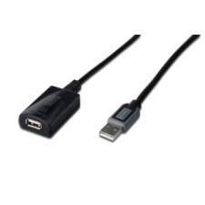 Digitus USB 2.0 repeater kábel  10 m kábel és adapter