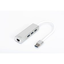 Digitus USB 3.0, 3-ports HUB & Gigabit LAN adapter (DA-70250-1) laptop kellék