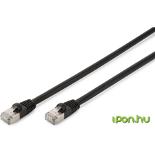 Digitus UTP Összekötő Fekete 3m DK-1644-030/BL-OD kábel és adapter