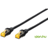 Digitus UTP Összekötő Fekete 50cm DK-1644-A-005/BL