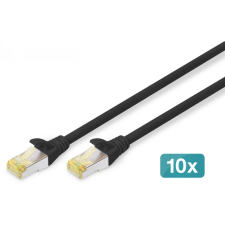Digitus UTP Összekötő Fekete 5m DK-1644-A-050-BL-10 kábel és adapter