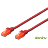 Digitus UTP Összekötő Piros 10m DK-1617-100/R
