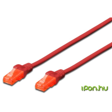 Digitus UTP Összekötő Piros 10m DK-1617-100/R kábel és adapter
