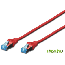 Digitus UTP Összekötő Piros 3m DK-1531-030/R kábel és adapter