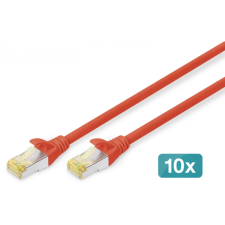 Digitus UTP Összekötő Piros 3m DK-1644-A-030-R-10 kábel és adapter