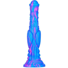  Dildo Dog Long – 26 cm-es prémium dildó kék-rózsaszínben műpénisz, dildó