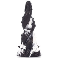 Dildo Tentamix 15 x 5.5cm Fekete-fehér műpénisz, dildó