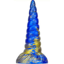  Dildo Unix 17 x 5.3cm kék-arany műpénisz, dildó