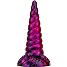  Dildo Unix – prémium lila-fekete 17 cm-es intim eszköz műpénisz, dildó