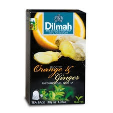 DILMAH FEKETE TEA NARANCS-GYÖMBÉR tea