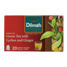  DILMAH ZÖLD TEA LICSI GYÖMBÉR 20DB tea