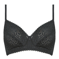 DIM Merevítő nélküliek DAILY DENTELLE SANS ARMATURE Fekete 95B