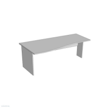 Dimex Íróasztal, íves, panellábbal F-122.I 80/60, méret:135 x 80/60 x 75 mm, B íróasztal