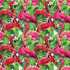 Dimex tapéta, Flamingó mintás, 7,5m2/tekercs tapéta, díszléc és más dekoráció