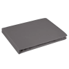  Dina pamut-szatén lepedő Acélszürke 100x200 cm + 35 cm