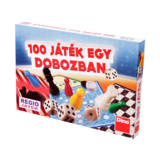 Dino 100 játék egy dobozban társasjáték-gyűjtemény társasjáték