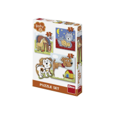 Dino Bikes Babypuzzle 3-5 db puzzle, kirakós