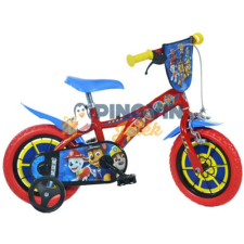 Dino Bikes Mancs őrjárat piros-kék kerékpár 12-es méretben gyermek kerékpár