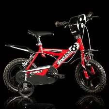 Dino Bikes Pro kerékpár piros színben 12-es méret gyermek kerékpár