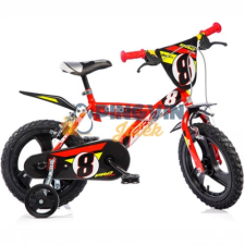 Dino Bikes Pro kerékpár piros színben 14-es méret kreatív és készségfejlesztő