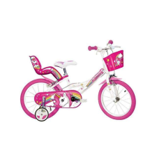 Dino Bikes Unikornis rózsaszín-fehér kerékpár 16-os méretben gyermek kerékpár